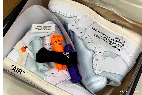Cheap EP Air 1 High Jordan AQ0818-100 O-W  White Retro 100 AQ0818 0601